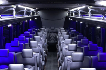 Pittsburg Charter Bus Interior