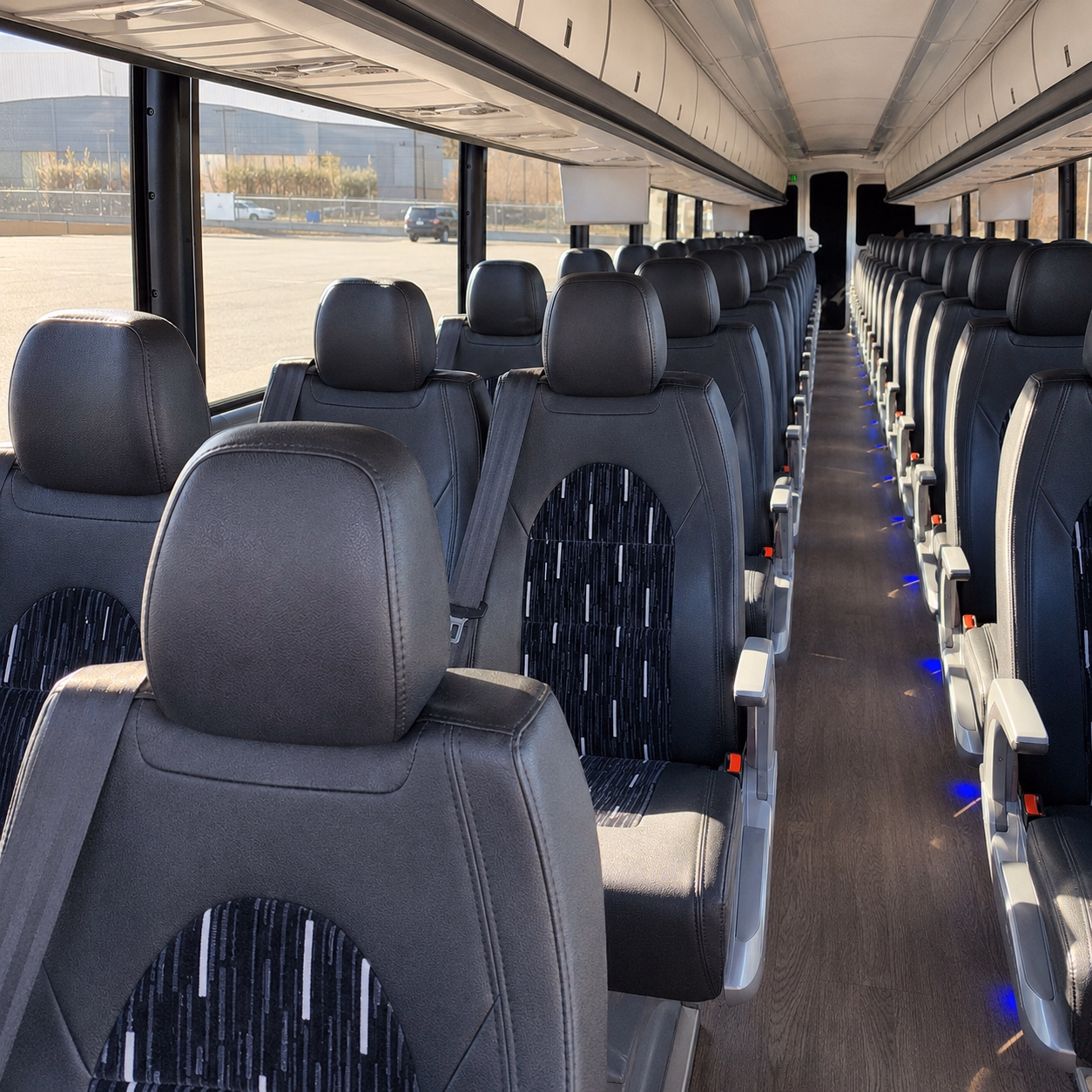 pittsburg charter bus rental inside