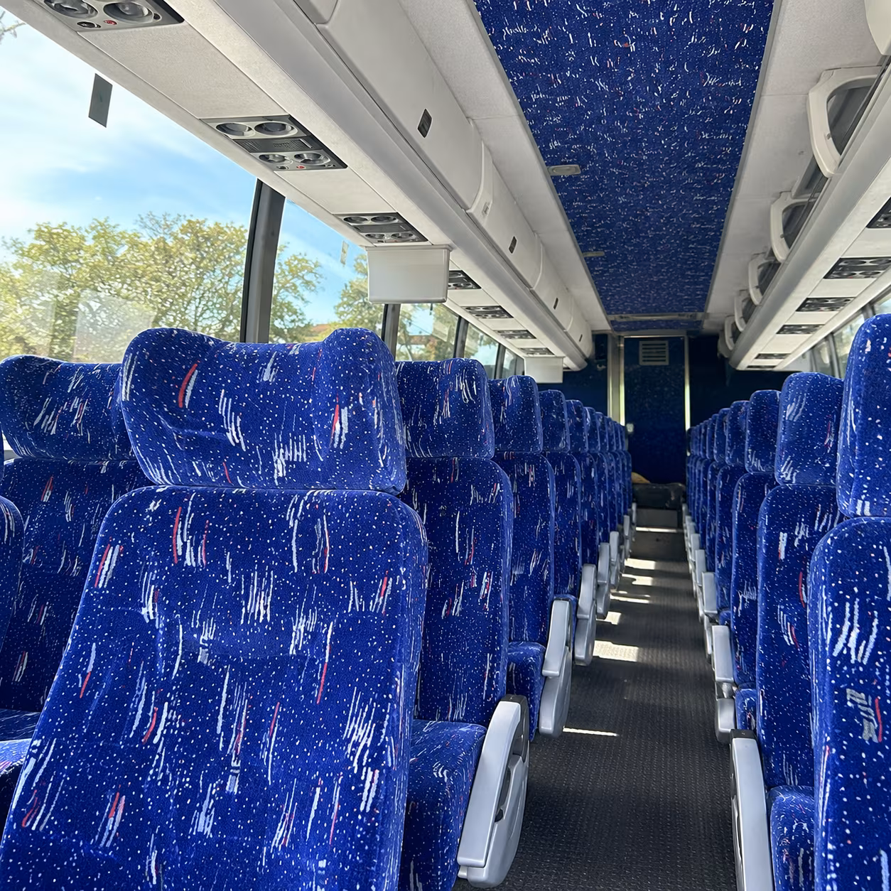 pittsburg long distance transportation onboard seating